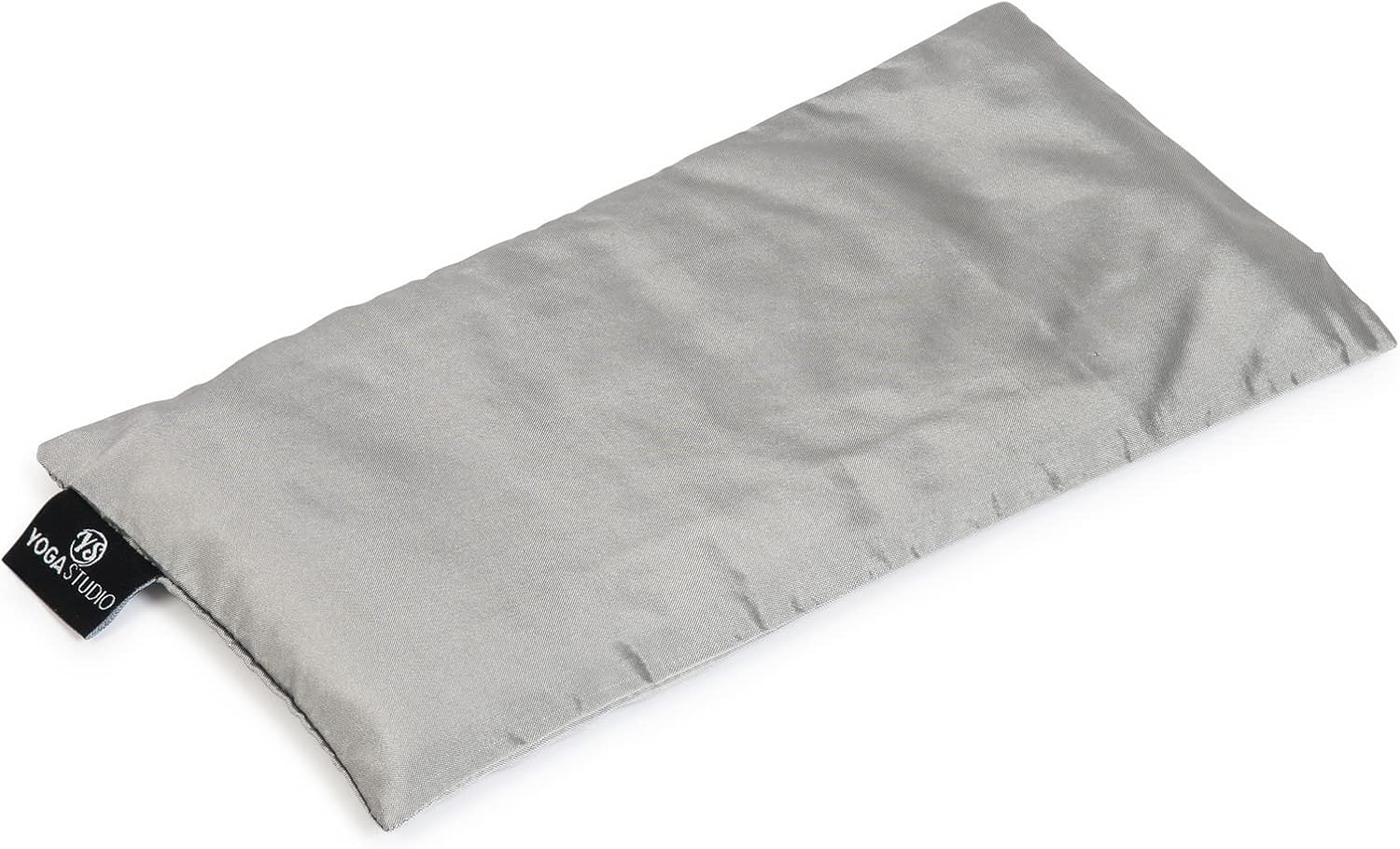 Yoga Studio Eye Pillow | 100% Organic Cotton Cover | Organic Lavender & Linseed Yoga Pillow | Stress Relief Weighted Eye Mask, Relaxation, Aromatherapy, Tired Eyes