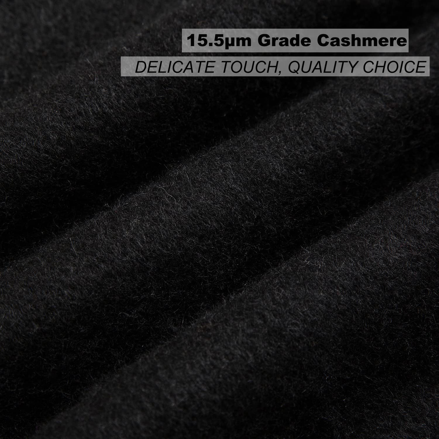 Bufanda de cachemira 100 % pura, bordes con flecos, unisex de gran tamaño, cálida y suave, colores lisos/cuadros