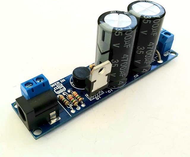 Rk Education RKcdu3 2x 4700uF Capacitor Discharge Unit - CDU - Designed for Hornby, Seep, PECO, Bachmann layouts - Constructed
