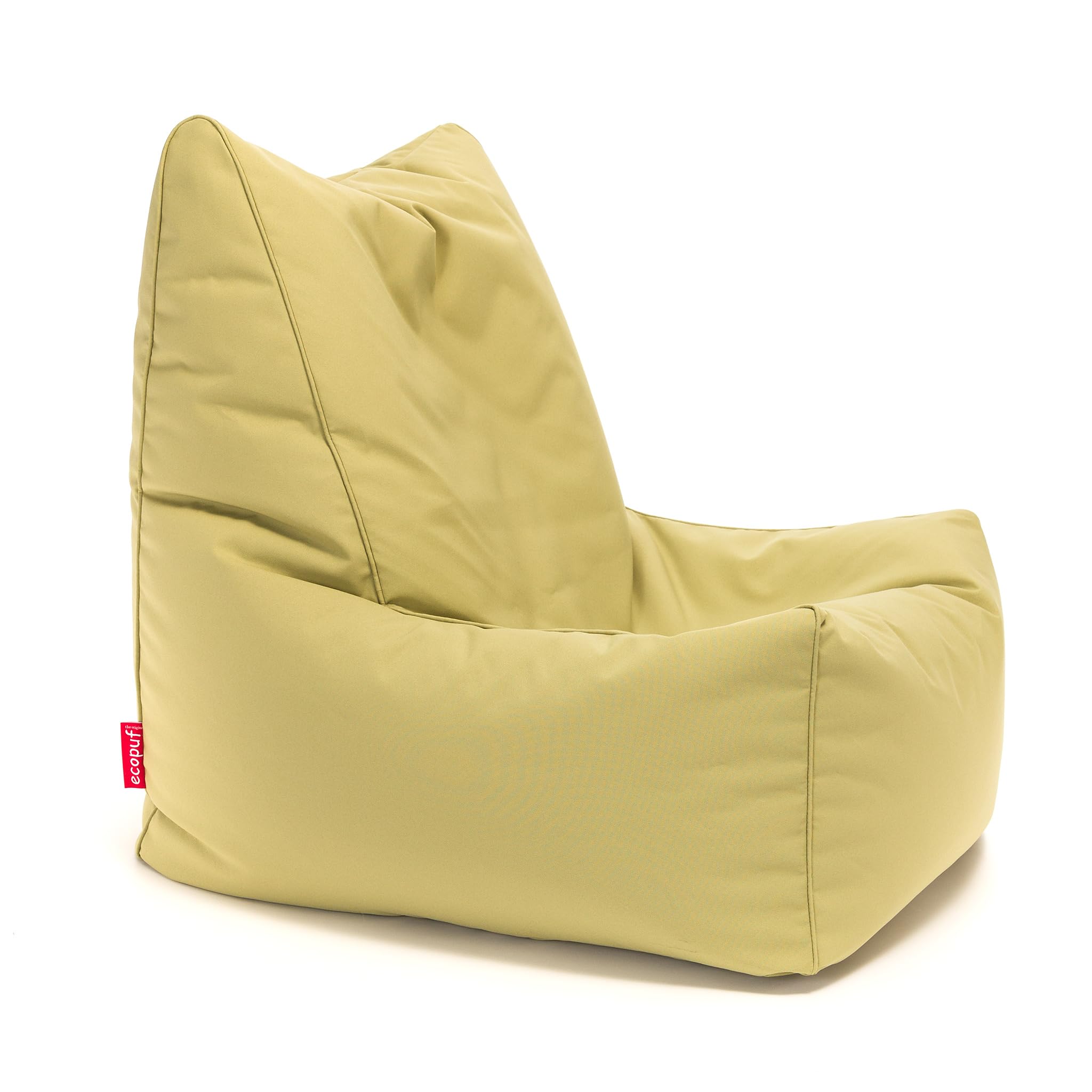 Ecopuf Solid – Wasserdichter Sitzsack aus Oxford-Polyester 600D im WaterProof-Design – Outdoor-Sitzsack mit hoher Rückenlehne – Sitzsack für den Außenbereich – Gepolsterter Sitzsack mit