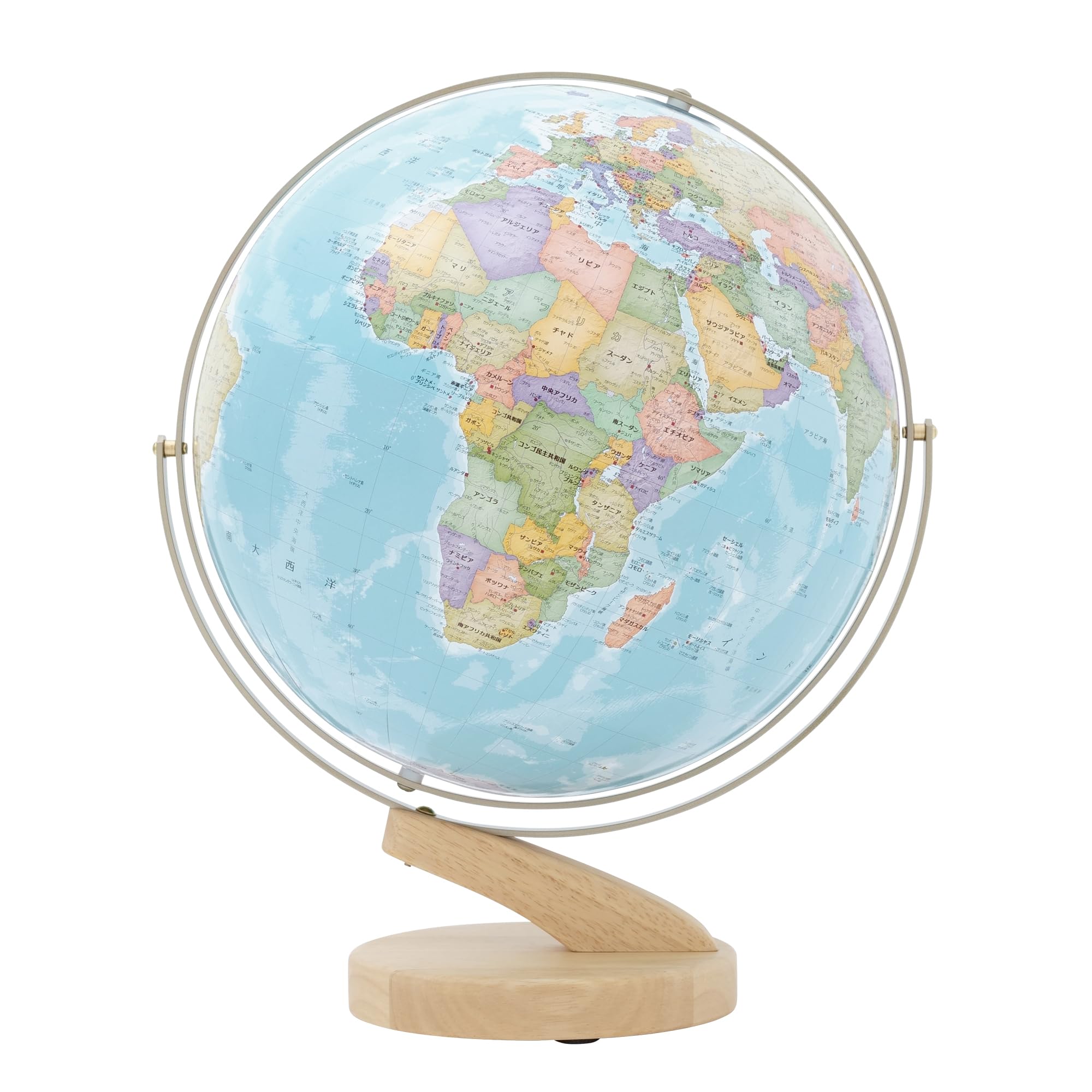 Amazon | 渡辺教具製作所 地球儀 リブラ 卓上 木台 3052 | 地球儀