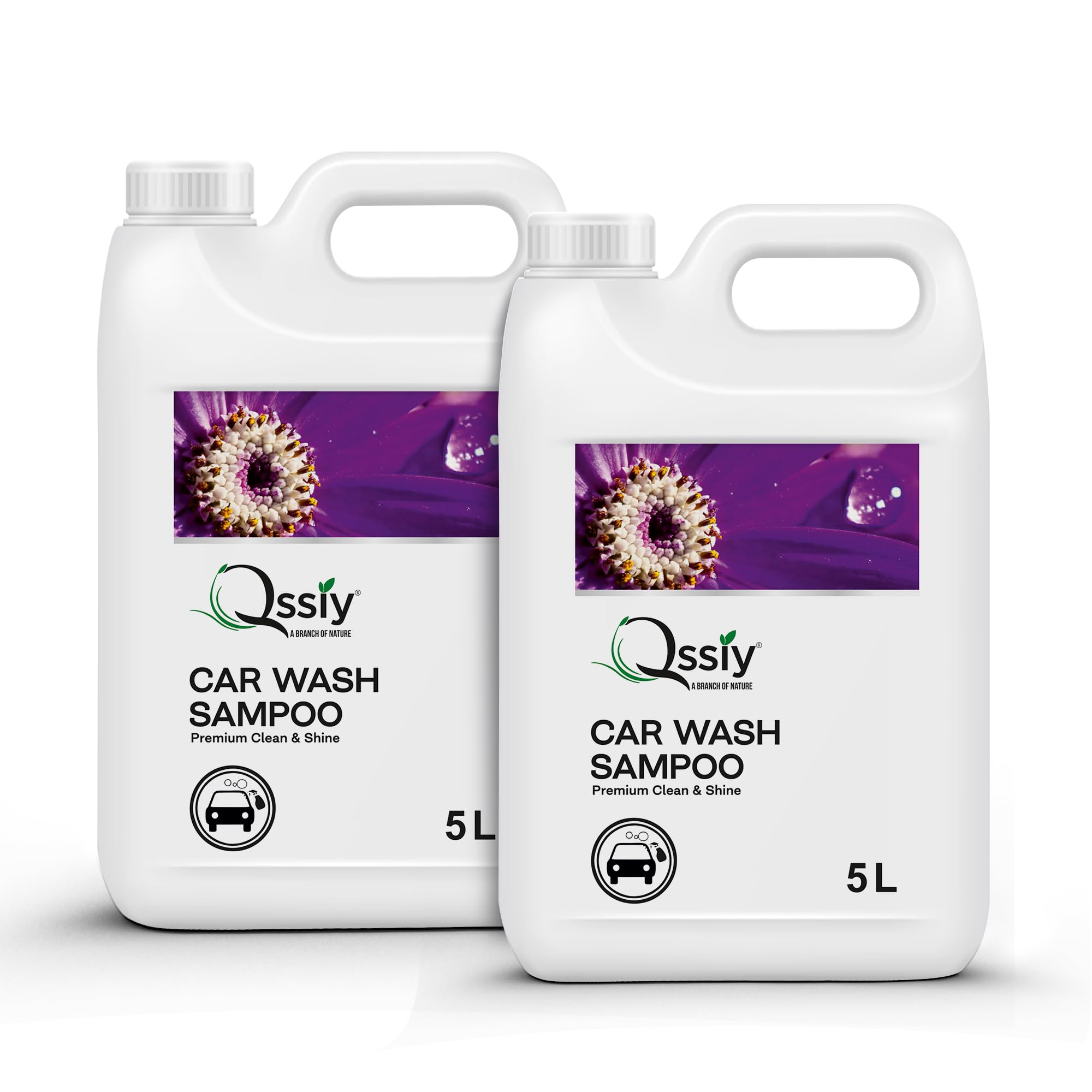 Qssiy Car Shampoo, Cleans and Shines Cars, Bikes, Motorbikes Extra Shine Shampoo,High Foam Carwash Shampoo 10 Liter (Lavender)-picture-24