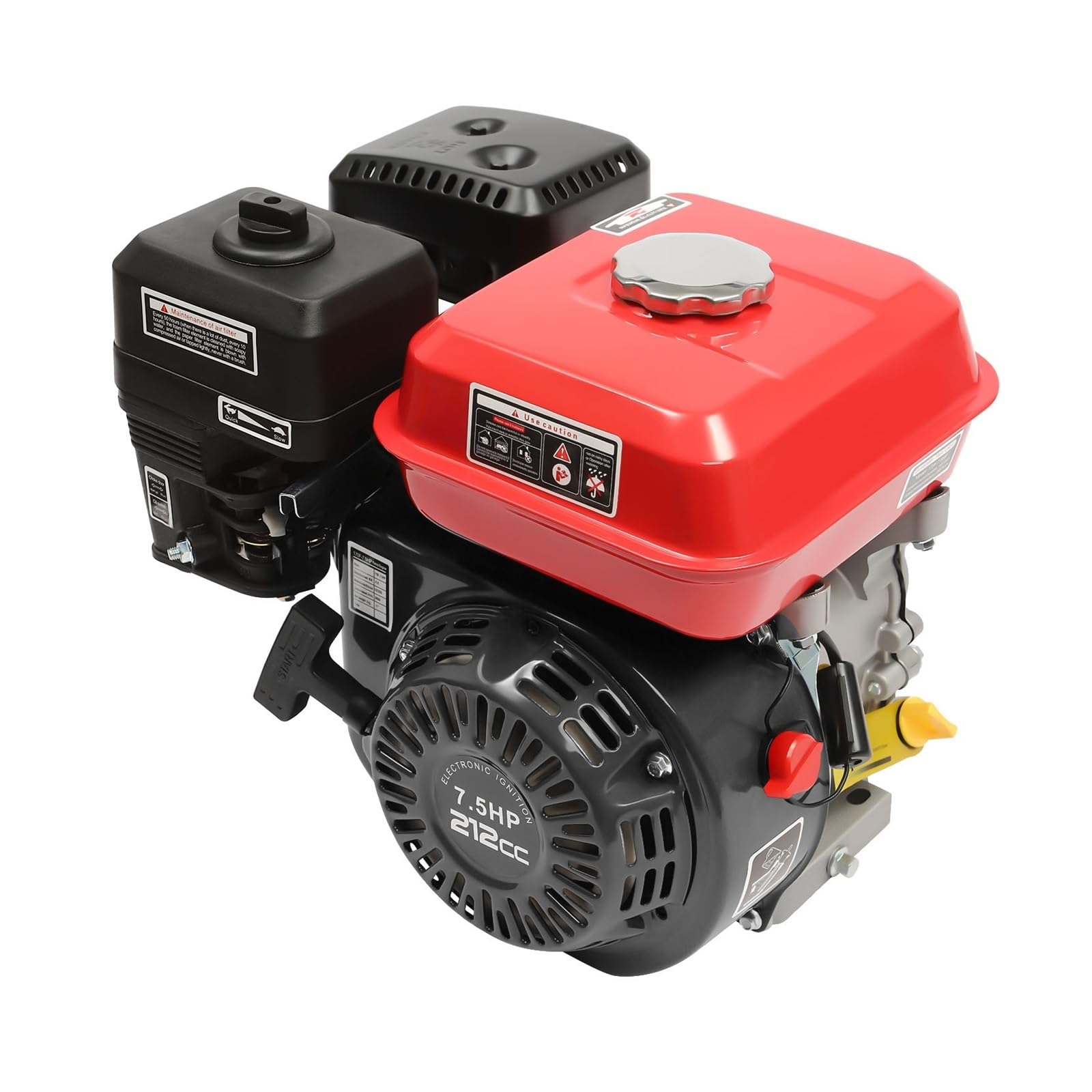 Silnik Benzynowy 7,5 KM 4-suwowy 4000 W 212 CC 3600 Obr./min Silnik Do Gokartów Mini Motocykli Kosiarek DużA Moc