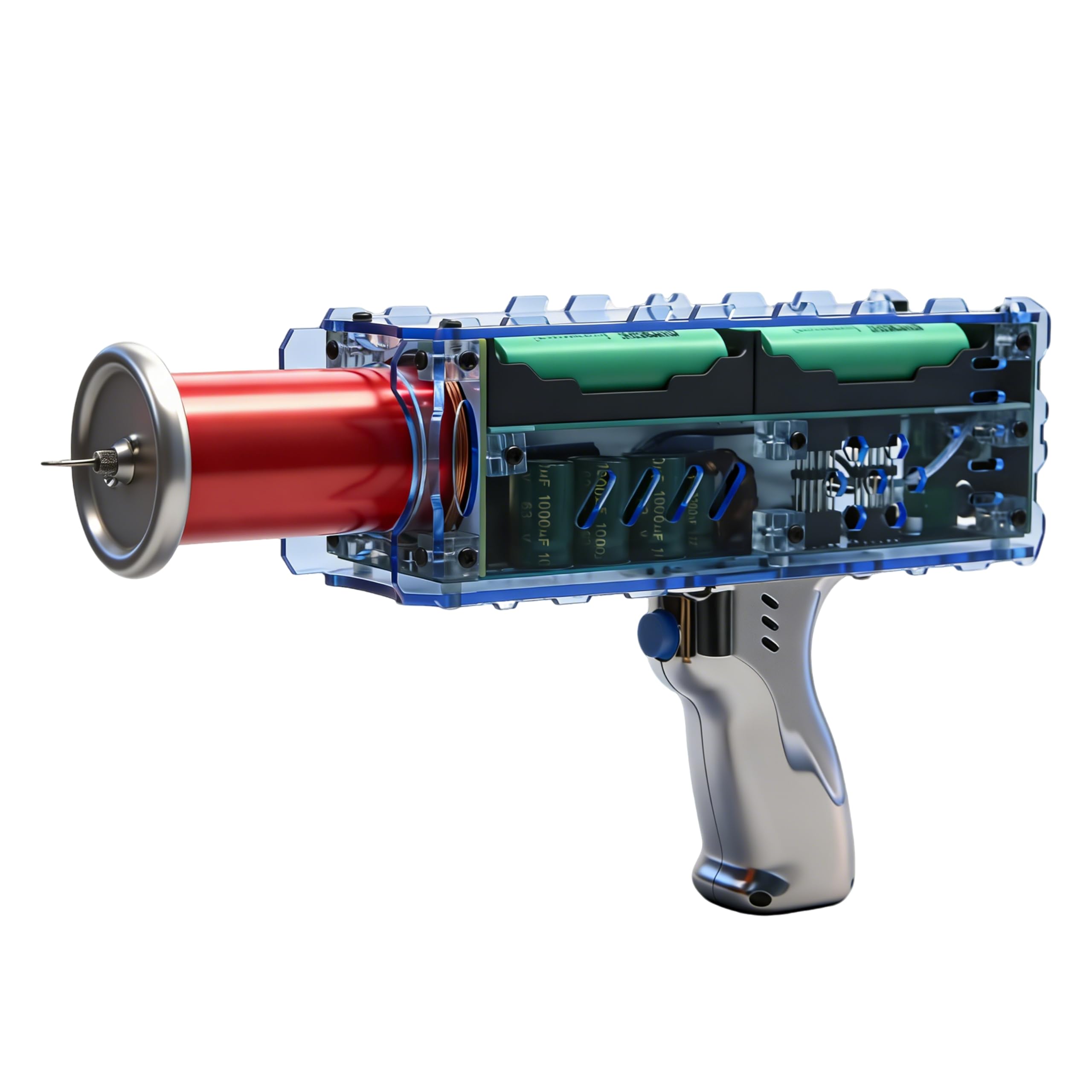 2025 Wireless Tesla Coil Gun Pro – 4. Generation Handheld-Lichtbogengenerator, 10 cm verstellbarer Blitz, 2900 mAh wiederaufladbarer Akku, sicherer Berührungsmodus für wissenschaftliche Bildung und