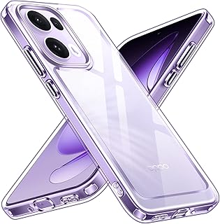 ivoler Anti-Yellow Clear Case for Oppo Reno 13 Pro 5G / Oppo Reno13 Pro 5G, [Military Protection] Bumper Phone Case Anti-S…