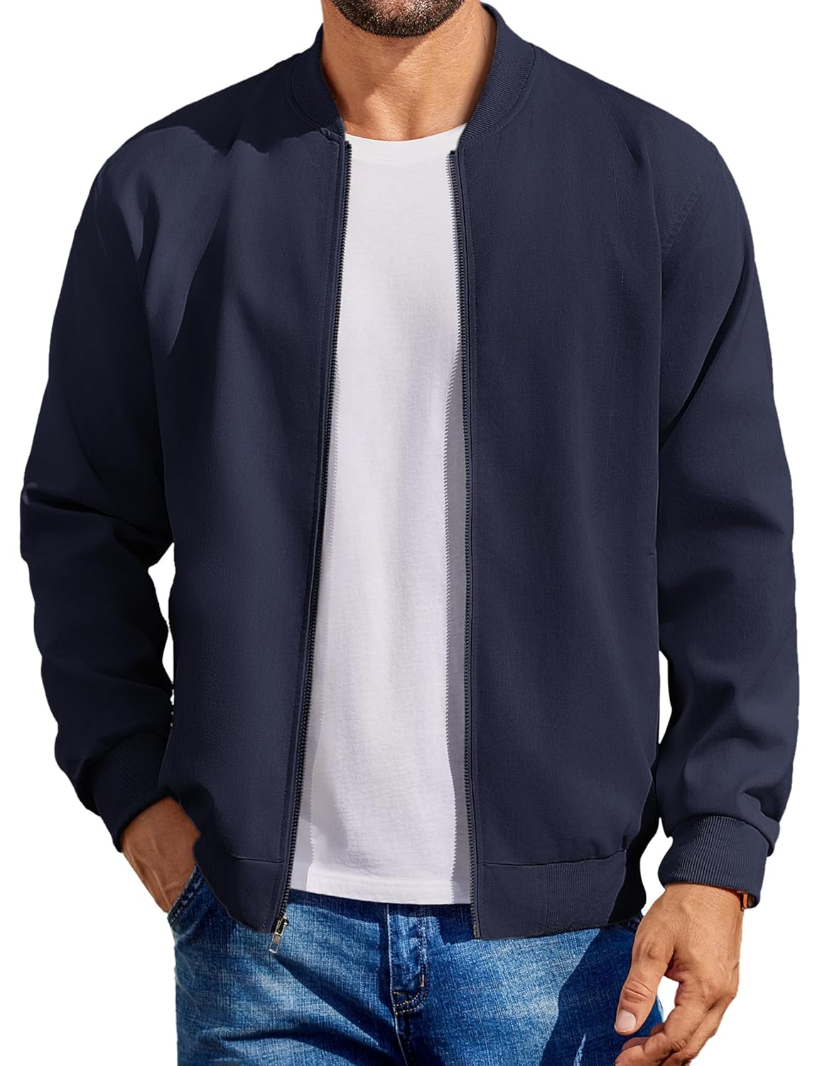 COOFANDY Jaqueta bomber masculina de algodão, leve, casual, softshell em promoção! Veja a oferta e mais achadinhos de Jaquetas & Casacos 9 Hoje é o melhor dia para comprar COOFANDY Jaqueta bomber masculina de algodão, leve, casual, softshell com aquele preço maroto! Promoção! Aproveite a oferta! 9