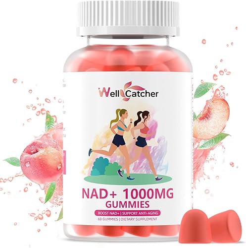 Miniatura 8 de NAD+ - Suplemento de gomitas para mujeres de 1000 mg - Gomitas NAD Plus para hombres sin azúcar Vitamina B3 Niacinamida Pure Organic Boost NAD Nivel