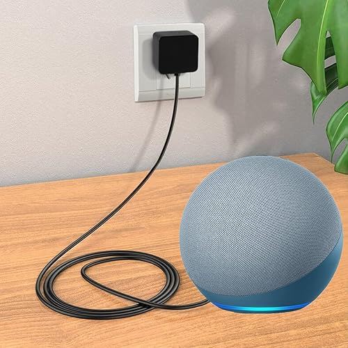 Miniatura 8 de Adaptador de corriente de 15 W para Echo, Dot de 3 y 4 generación, edición para niños, Show 5, Spot y Fire TV Cube, cable de alimentación adaptador