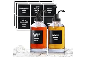 Coffee Syrup Dispenser for Home Bar Use: 16.9 fl.oz.