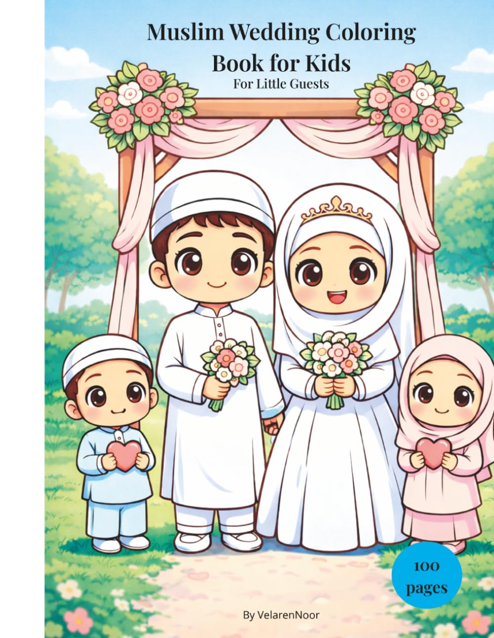 Muslim Wedding Coloring Book: Fun Islamic Activity Book for Little Guests | Wedding Coloring Pages for Children