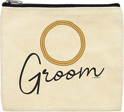 ThisWear Groom Ring Groom Ring Makeup Bag