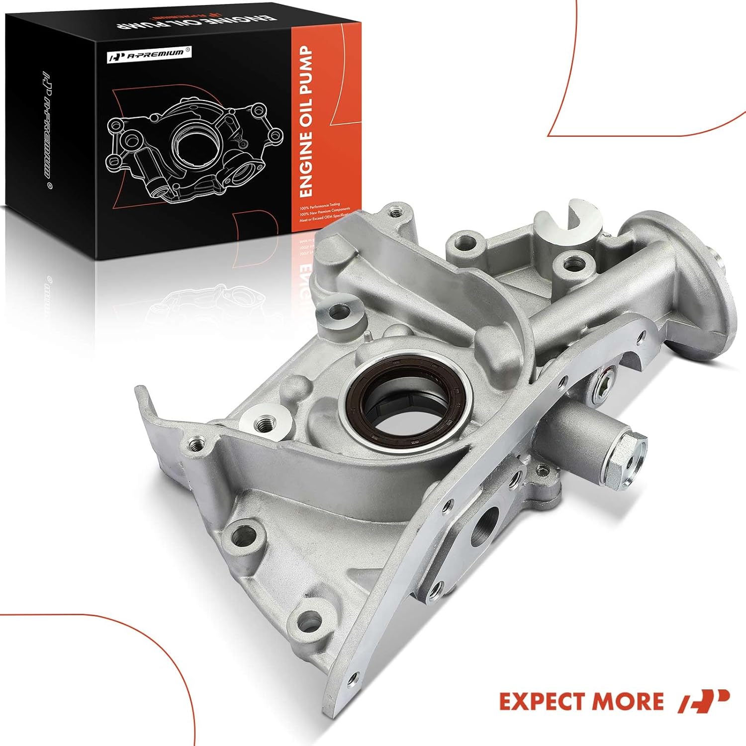 A-Premium Engine Oil Pump for 1.5L 1.6L - Compatible with Hyundai Accent 1995-2002/2004-2005, Replace# 2131022011