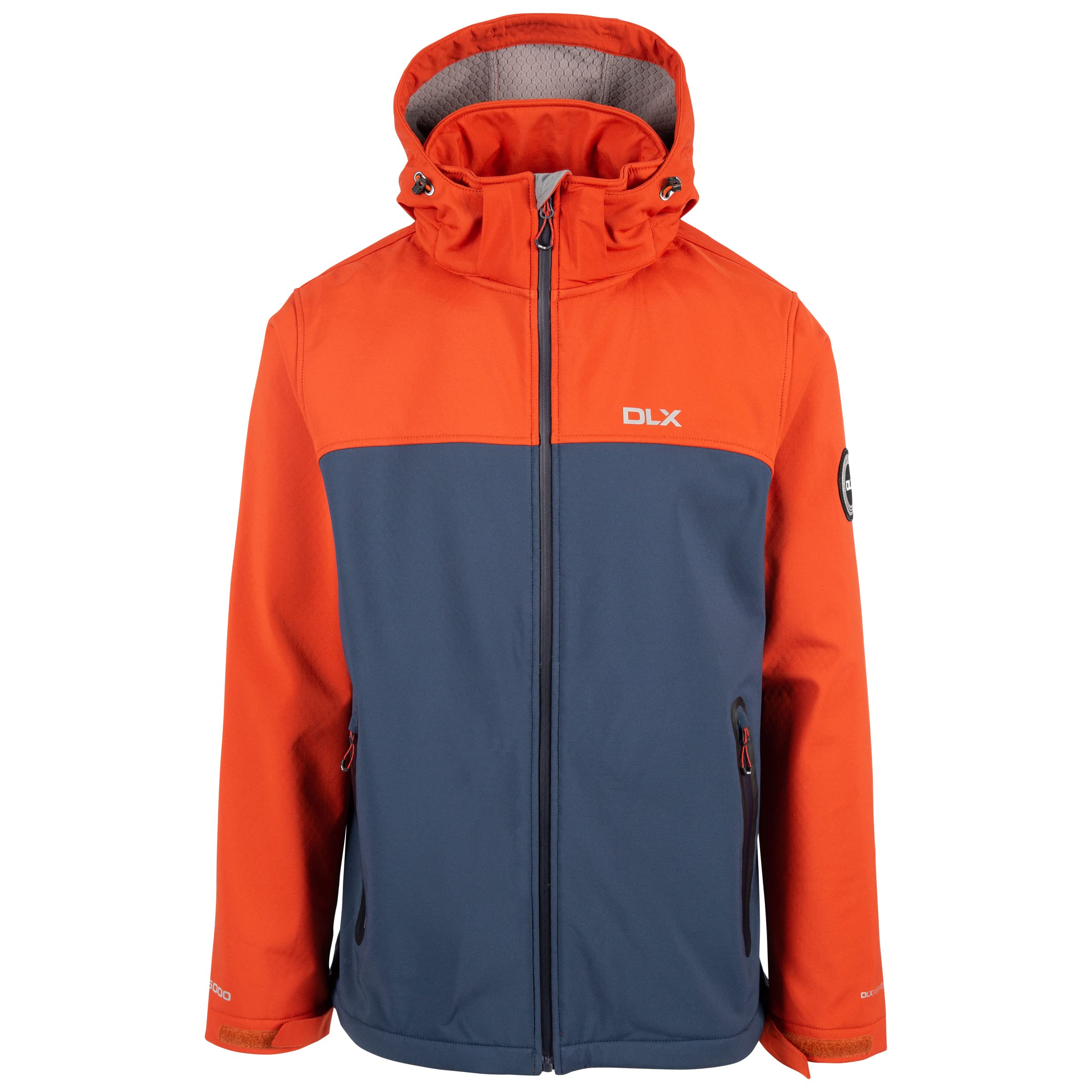 DLX Trespass Mens Softshell Jacket Moyler Burnt Orange in Size - L