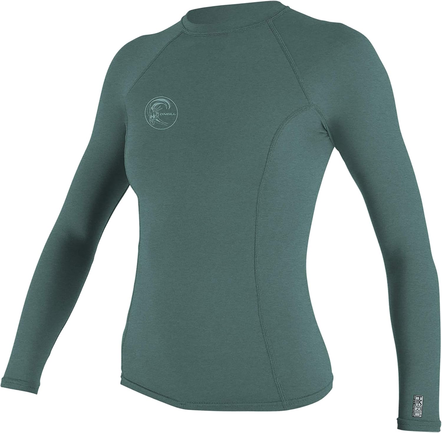 O'Neill Wetsuits Womens Women's Hybrid Long Sleeve Rash Guard