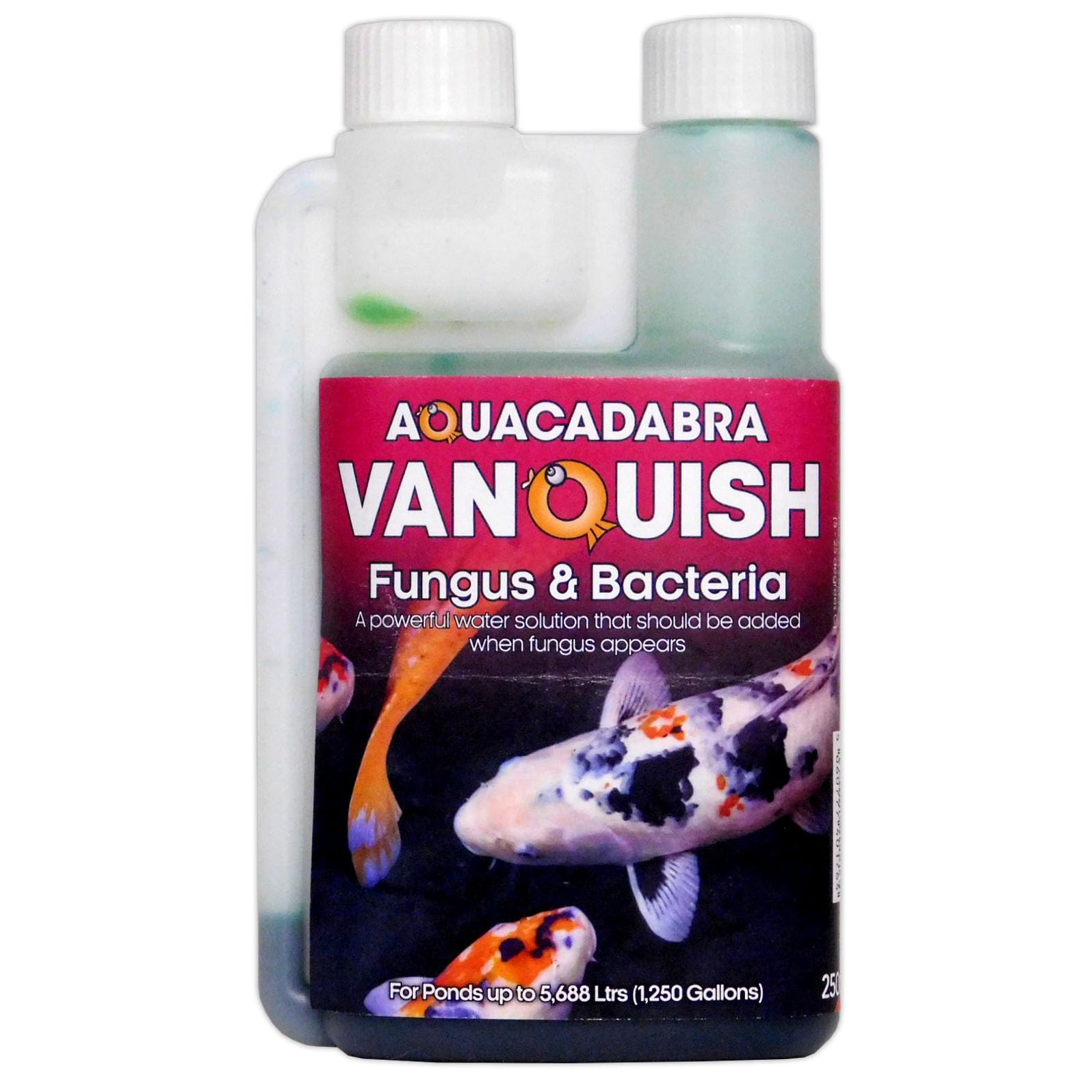 Aquacadabra Vanquish Fungus & Bacteria Pond Disease Treatment Water Solution 250ml