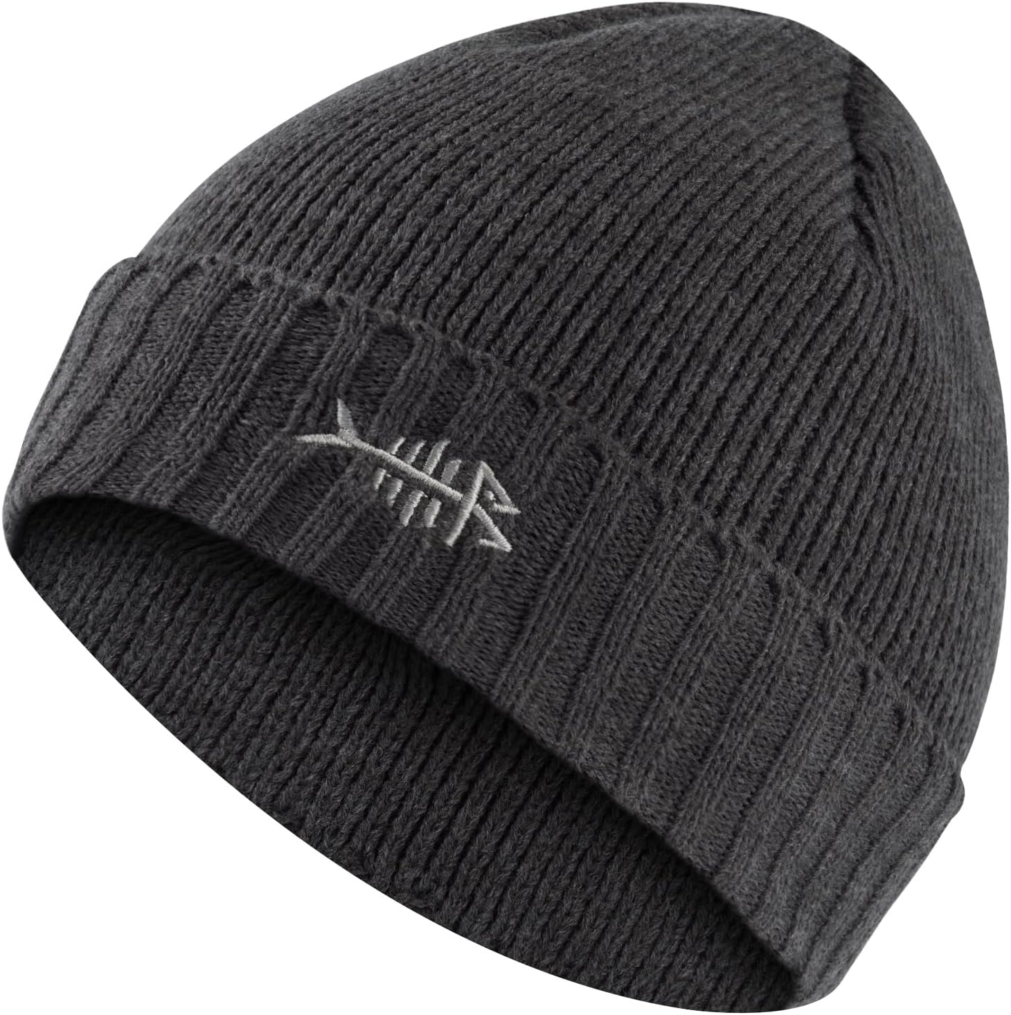 BASSDASH Winter Beanie Hats with Fleece Lining Thick Warm for Men Women Stretchy Fit Unisex Cuffed Knit Hat