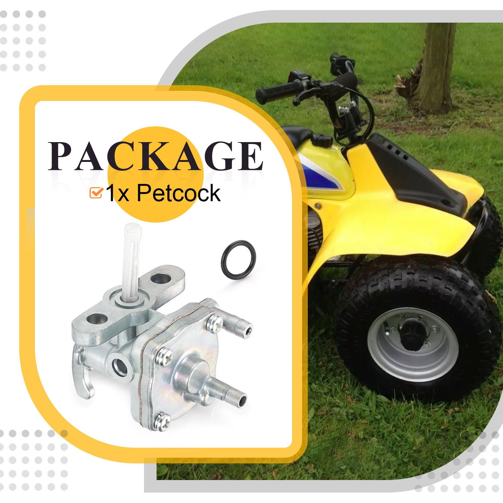 Fuel Valve Petcock Suzuki ALT50/QuadRunner 50 - OEM 44300-04450