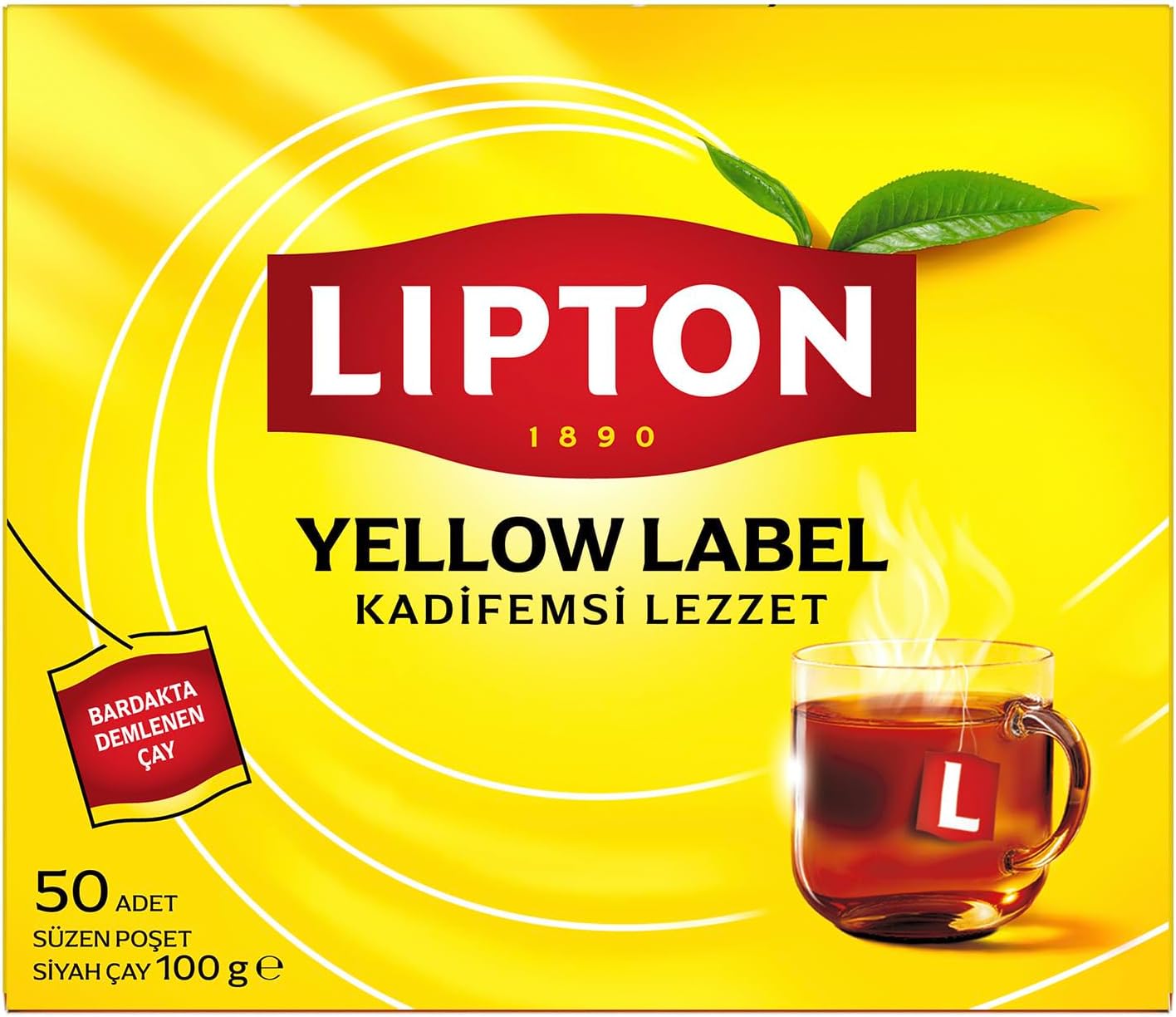 Lipton Yellow Label Bardak Çay 50'Li, 100G