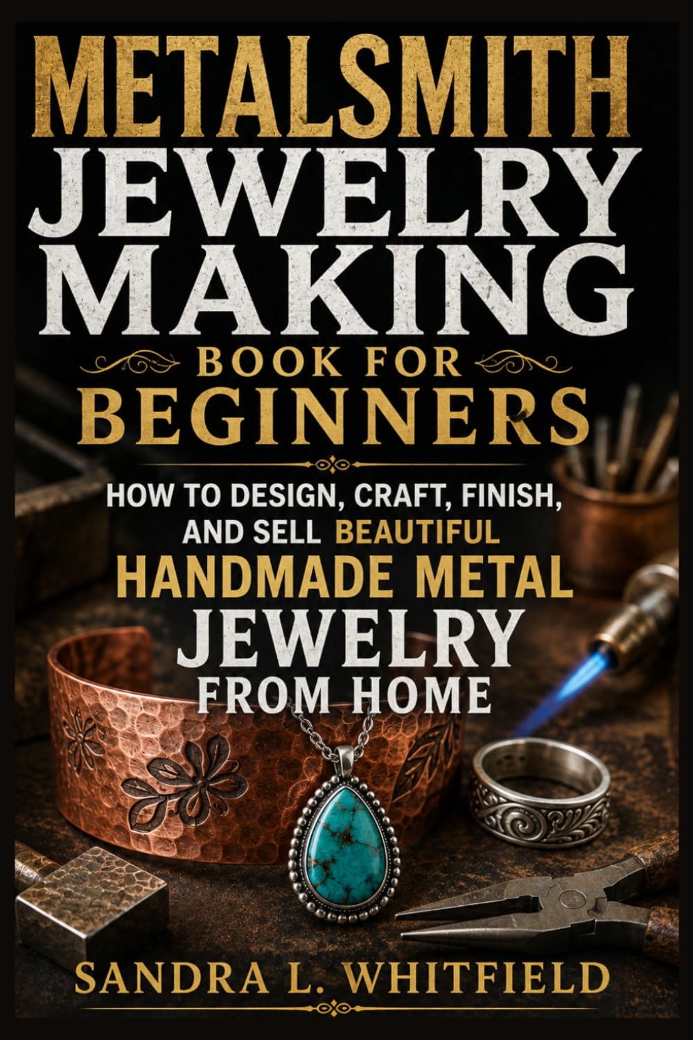 Metalsmith Jewelry Making Book for Beginners: How to Design, Craft, Finish, and Sell Beautiful Handmade Metal Jewelry from Home