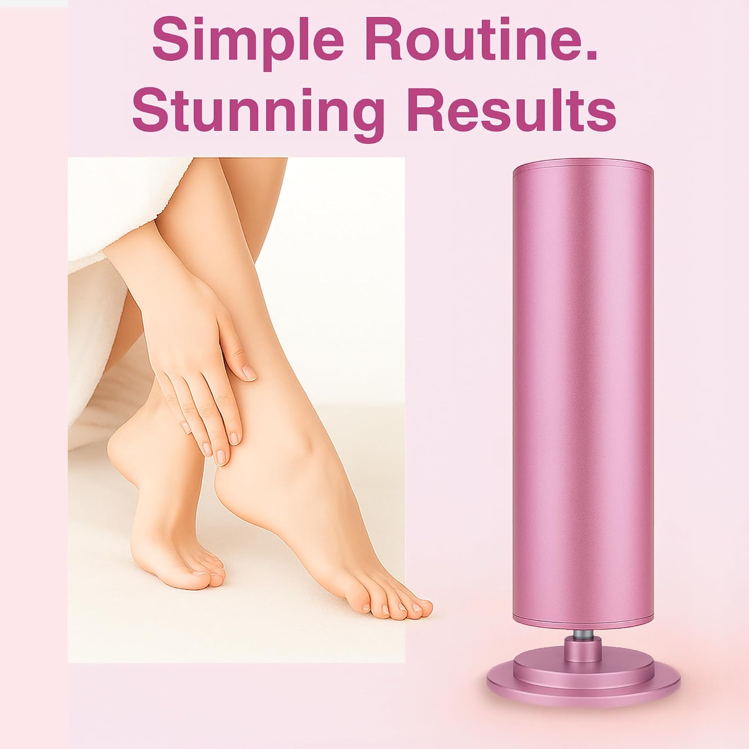 Electric Foot Callus Remover | Feet Filer Sander File Tool Grinder Heavy Duty Scrubber Shaver Buffer Smoother Drill Pedicure Dead Skin Cracked Heels Calluses 60 pcs Sandpaper Discs by VISOFO
