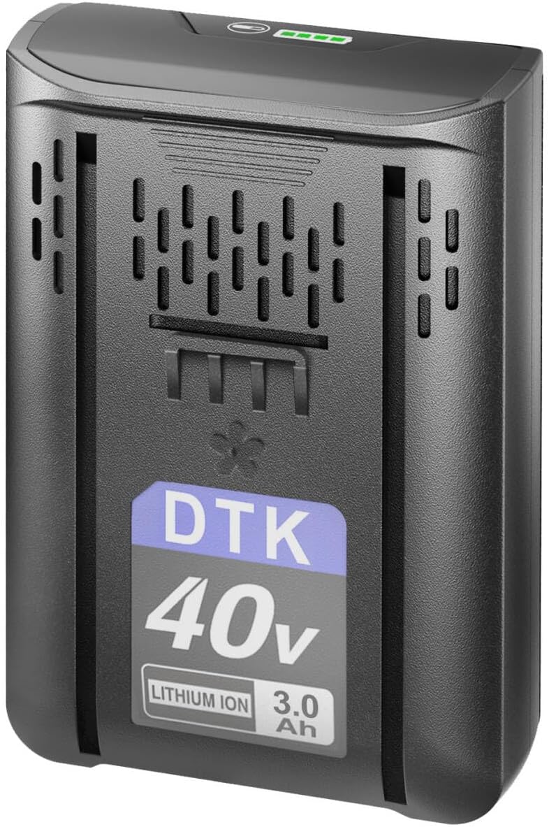DTK Replacement for Kobalt 40V Battery MAX 3000mAh KPM1040A-03, KM-1640-06, KM 4040-06 Cordless Power Tool Batteries