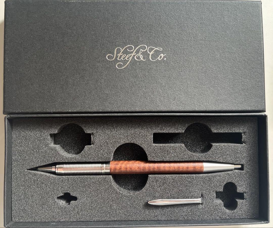 Steef&Co ST Draft マーブルウッド Steef&Co ST Draft マーブルウッド 新時代の木軸ペン】Steef ST