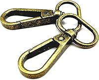 Vista 9 de Cierres giratorios de langosta negros de 1 pulgada para puerta de empuje de 1 pulgada, ganchos giratorios de 1 pulgada para hacer bolsos, cierre