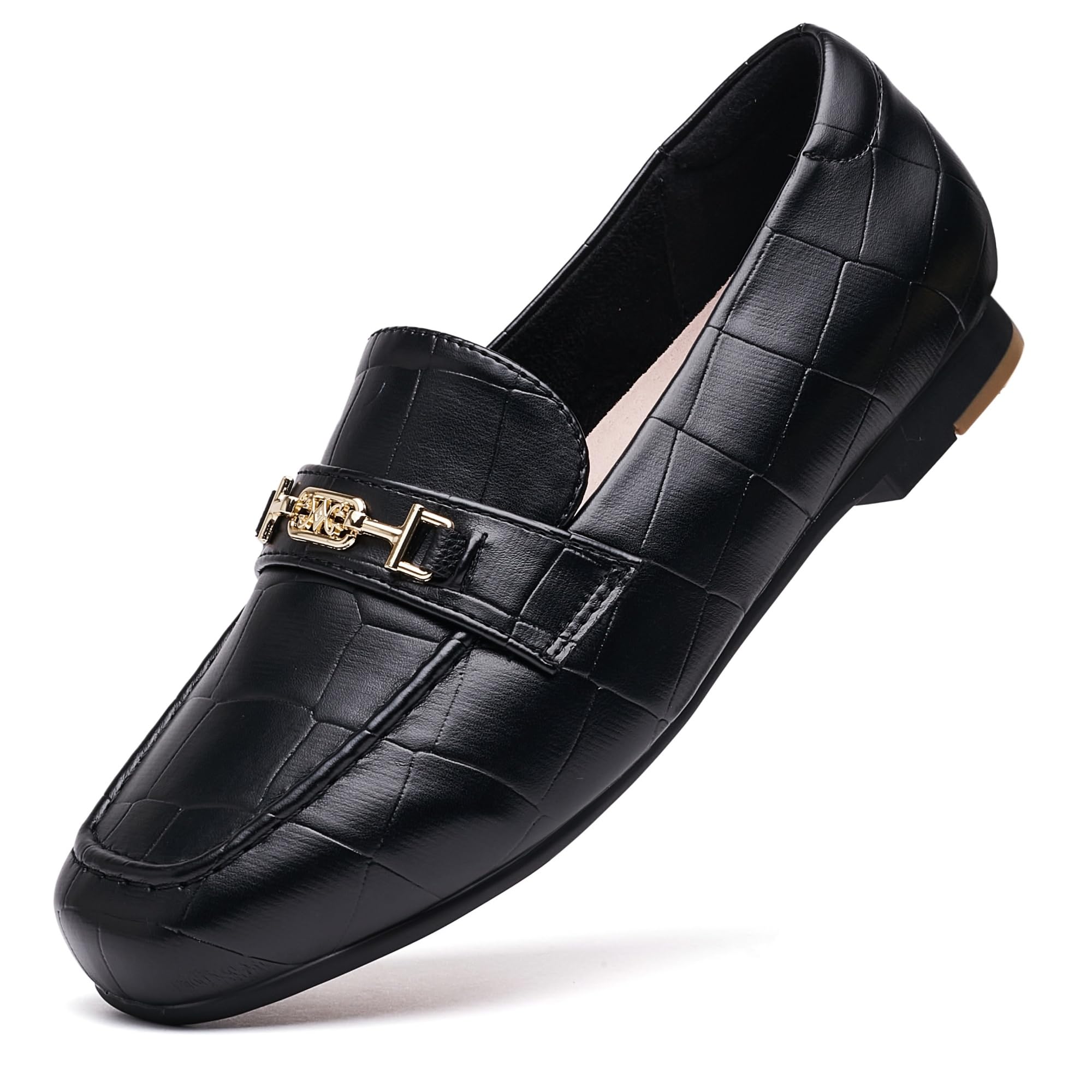 DeYashopin Women's Loafer Shoes Leisure Slip On Work Shoes Comfort Walking Flats