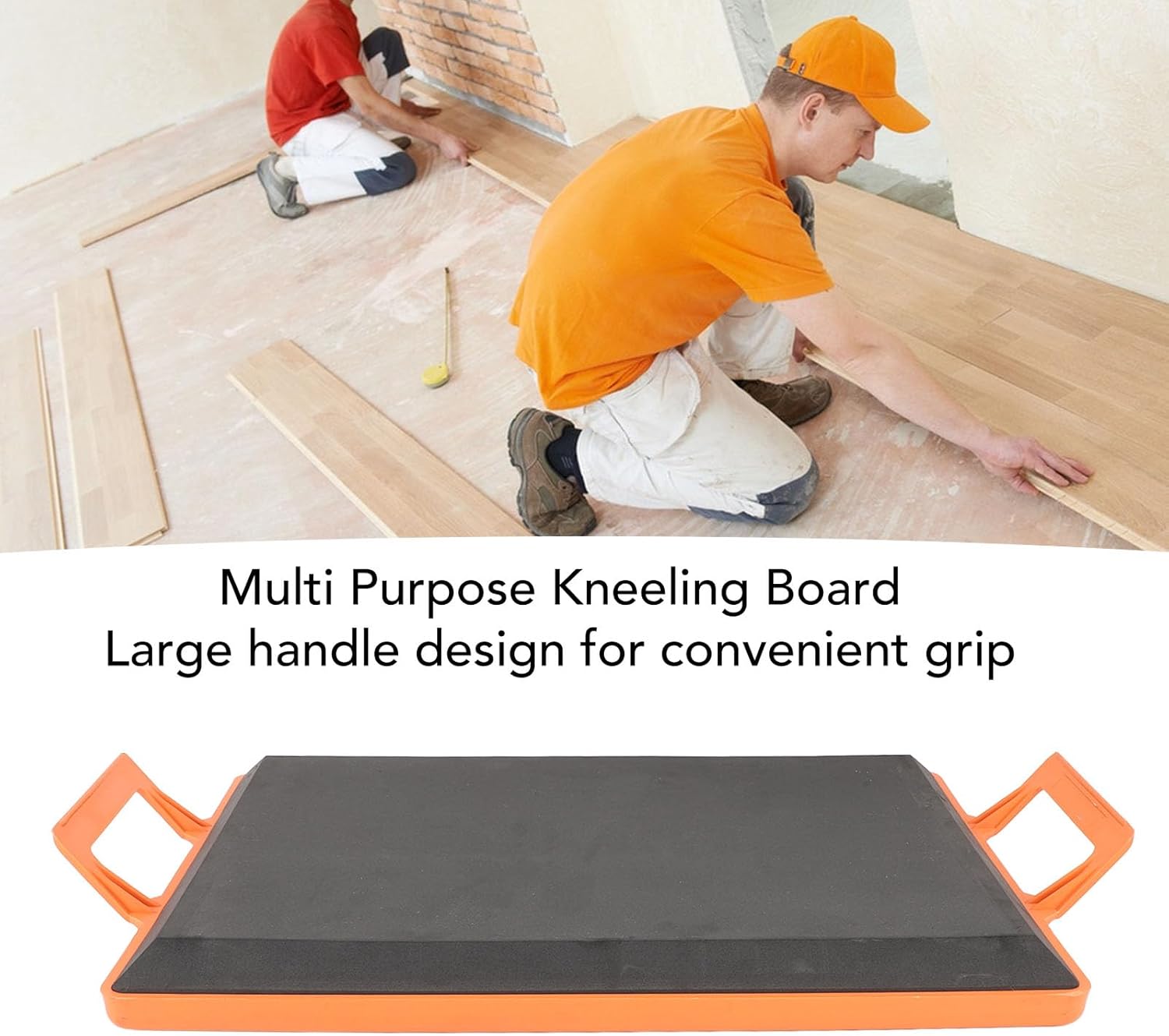 Multifunctional Knee Pad, Ample Storage Space, Lightweight Kneeling Board with Double Handles for Outdoor Construction