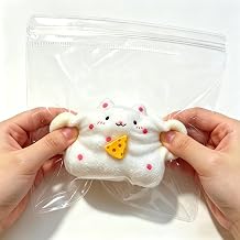 Cute Hamster Stress Relief Toy, White Squeeze Fidget Toy