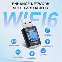 RUIZHI WiFi 6 USB Adapter AX900 Mbps Dual Band Vezeték Nélküli Hálózati Kártya PC Laptop Asztali Számítógép Windows 10/11 3