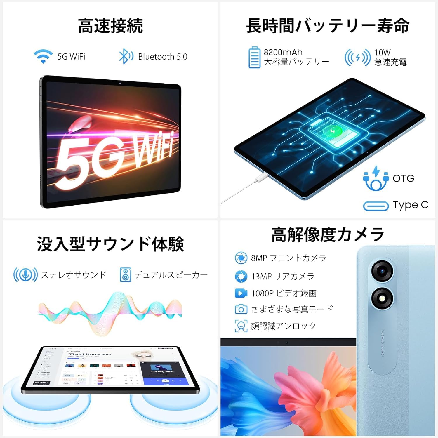 Amazon | Blackview Tab9WiFi タブレット11インチ 18GB+256GB+2TB拡張