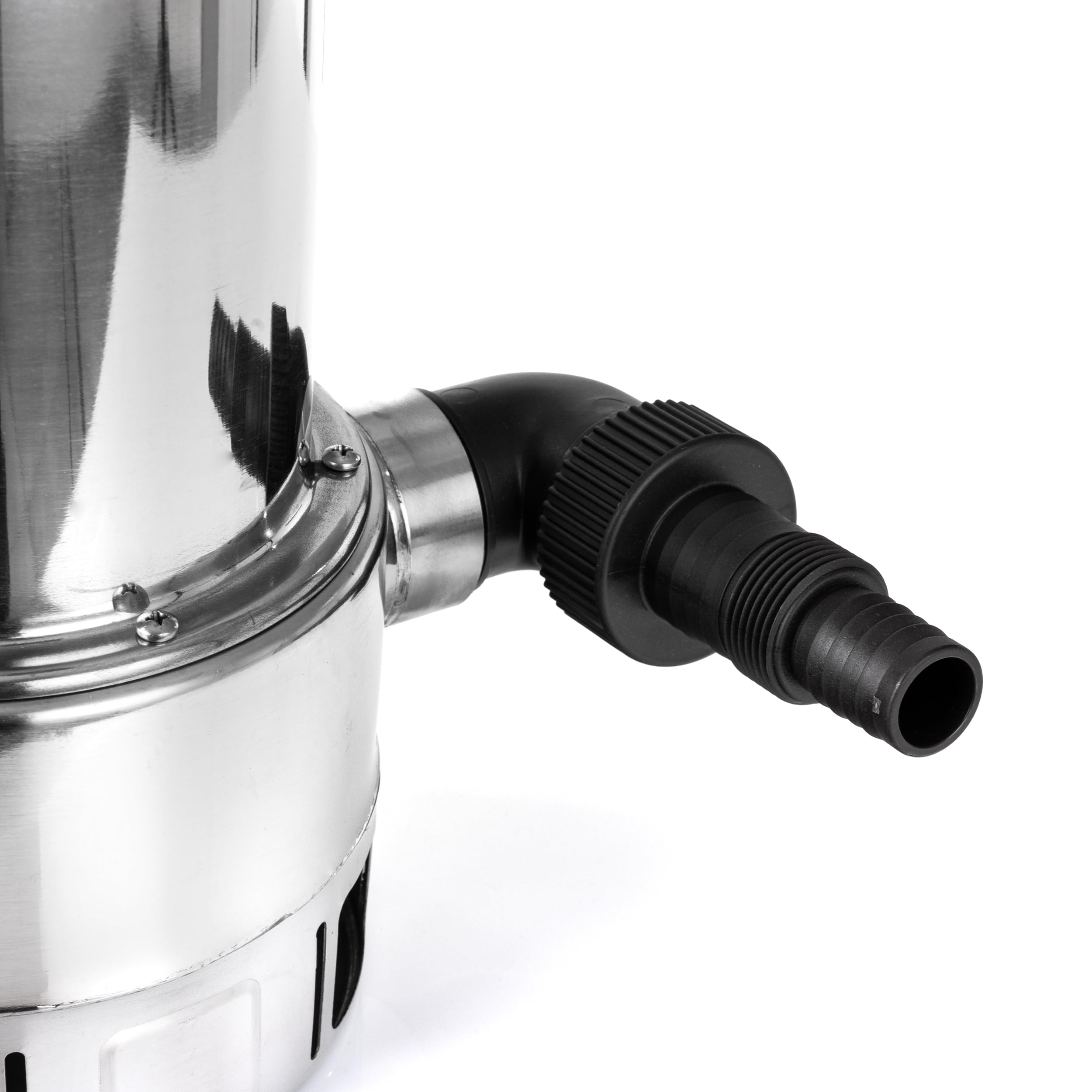LEHMANN Pompe Immergée avec Flotteur Intégré pour Eaux Chargées et Pure, 1100 W, avec Moteur à Induction sans Balai, Débit 16500 l/h, Hauteur de Refoulement 10,5 m, Particules Ø35mm
