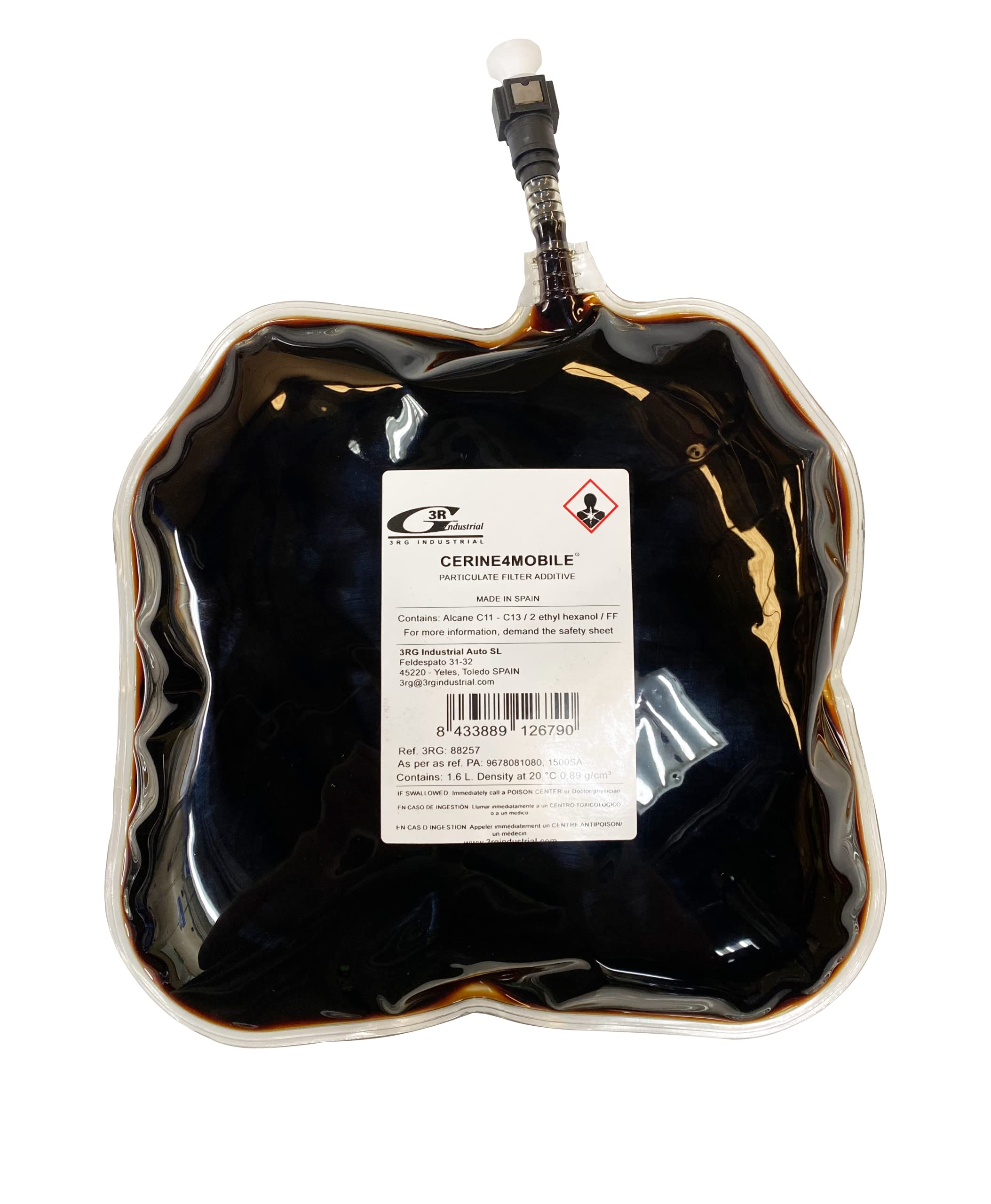 3RG INDUSTRIAL - Bolsa Aditivo para Filtro Particulas Gasolina FAP Motores PSA - Limpiador DPF Cleaner - Cerina Cerine (OEM: 9678081080, 1500SA, 9688875380, 9678101680-1500PS - 1,6L)