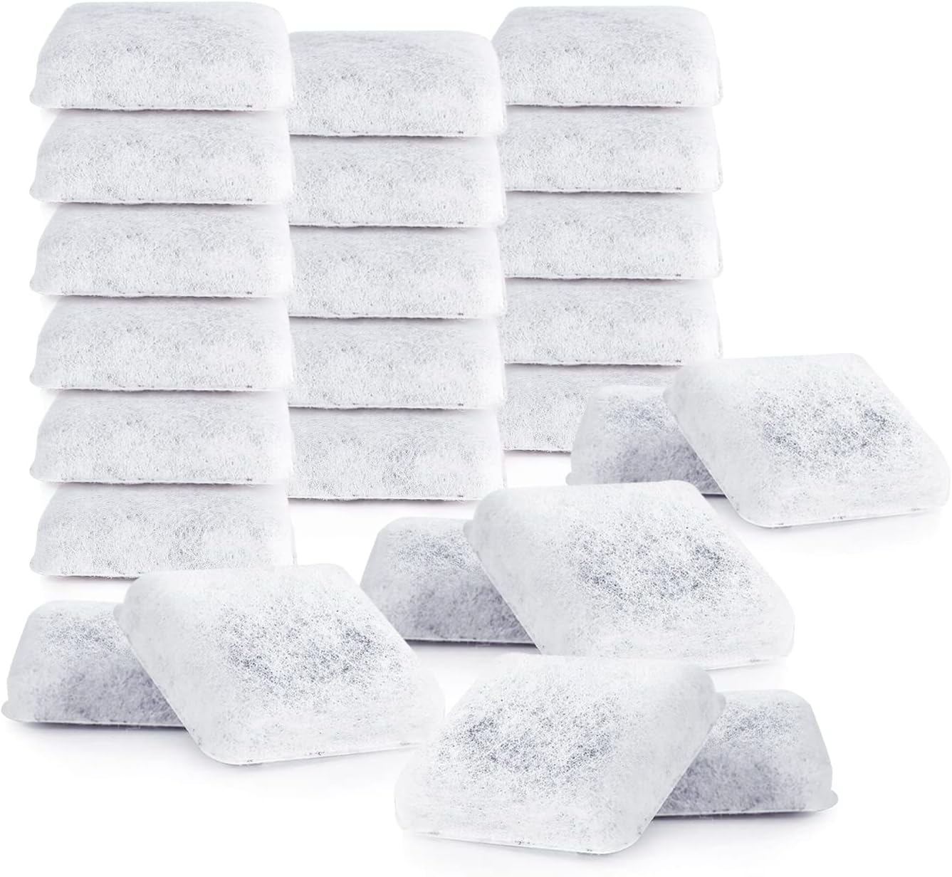 Pack de 24 Filtros de Repuesto para Fuentes de Agua Petmate Mason y Replendish