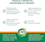 Jamieson Multivitamine 100 % Complète Pour Hommes 50+, avec Ginseng Sibérien, Lutéine et Plus de Magnésium. Soutient l'immunité, l'énergie, la santé globale, le soutien oculaire et la santé osseuse, Sans gluten, Un par jour, 160 Comprimés