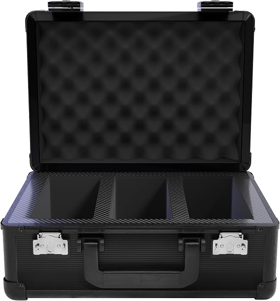 Zion Cases Slab Case X Color Rush Graded Card Case; The Original Slab Case for Graded Cards; Fits PSA, BGS, HGA, and CSG Graded Trading Card Slabs; Ideal Travel Storage Solution; (Black Diamond)