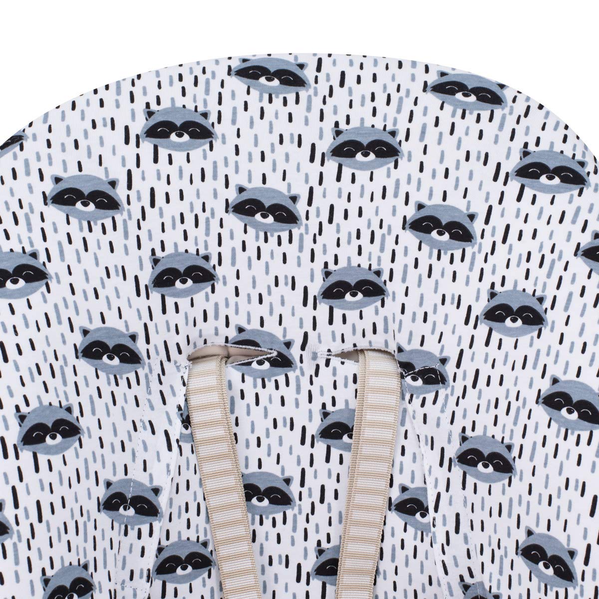 JYOKO Kids Funda de Algodón Compatible con Stokke Newborn (Raccoon)