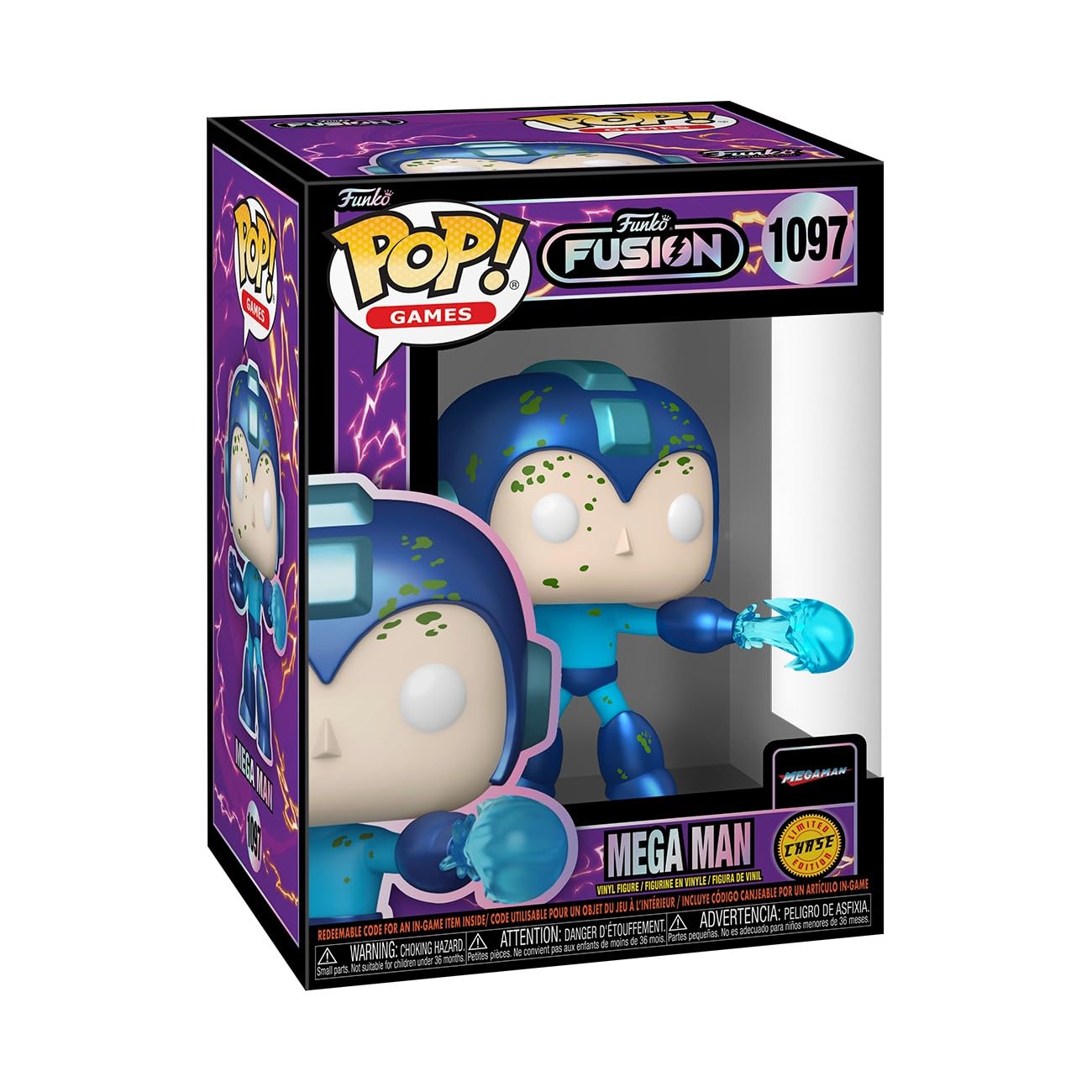 Funko Pop! Games: Fusion, Megaman, 1/6 Odds for Rare Chase Variant Collectable Vinyl Figure, Gift Idea, Official Merchandise - Image 3