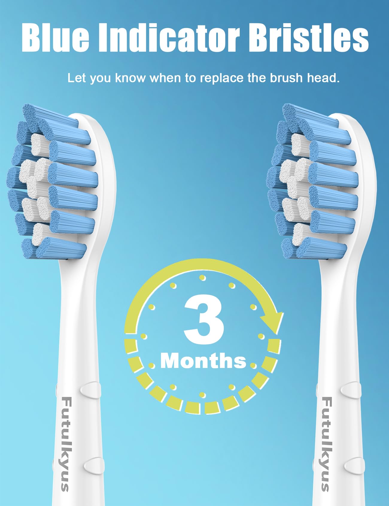 Cabezales de repuesto para cepillo de dientes eléctrico Philips Sonicare Sensitive 4100 Simply Clean, 8 unidades, color blanco