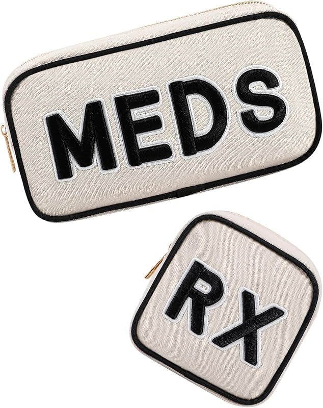 RSRSLEII Kit com 2 necessaires de lona RX e MEDS