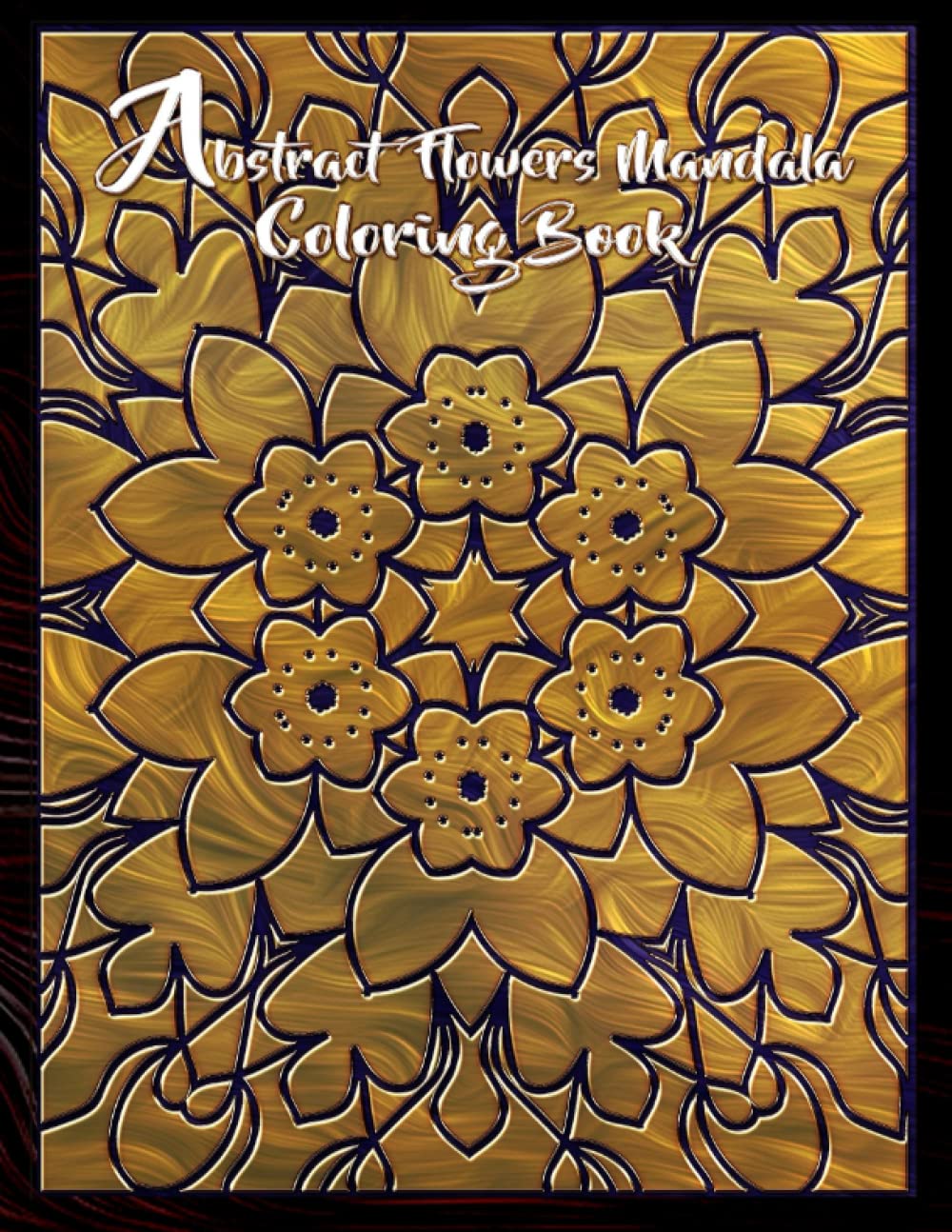 Mandalas fleurs abstraites livre de coloriage pour calmer les pensées
