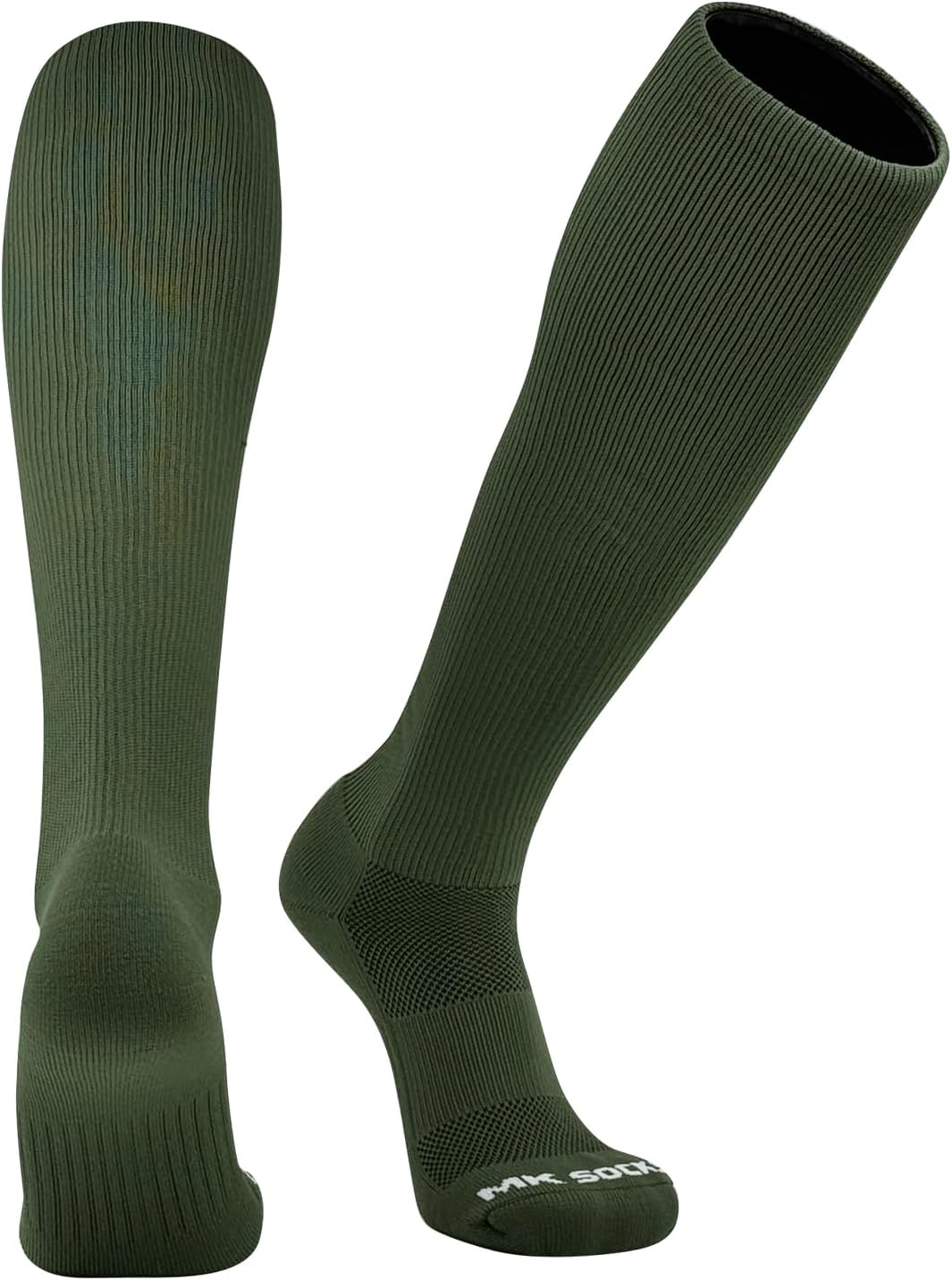 Elite Competitor Knee-High Long Sports Socks - Military Green