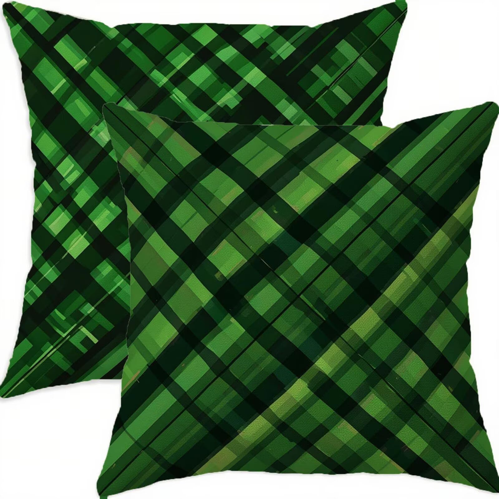 Housse coussin 65x65cm imperméable double face avec fermeture invisible
