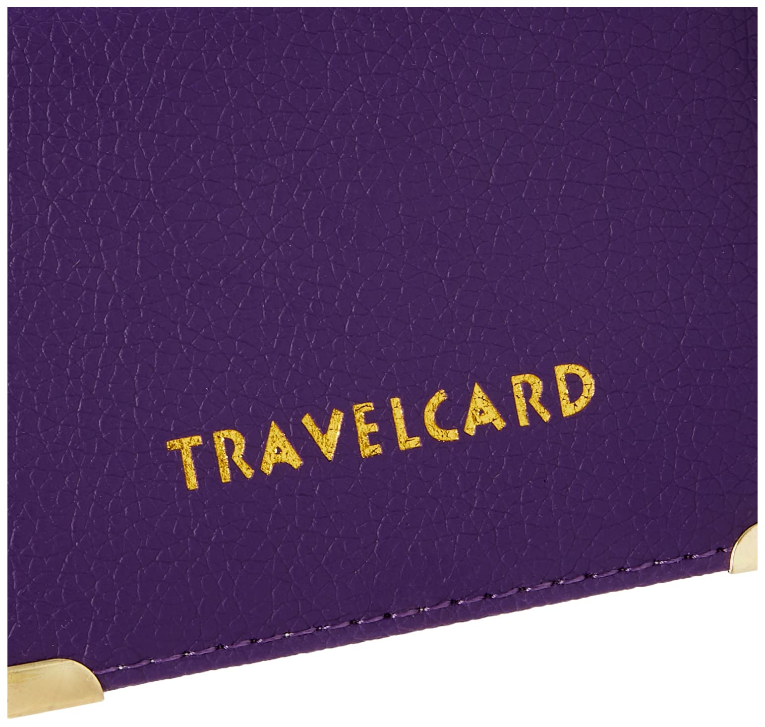 Porte-Cartes De Voyage REQUISITE NEEDS - Cuir Synthétique Avec Coins Métalliques - Bleu