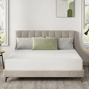 Novilla Queen Mattress 6 Inch Queen Size Memory Foam Mattress with Removable Washable Mattress Cover for Pressure Relief & Comfort Sleep CertiPUR-US Certified Mattress Queen