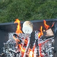 Vista 7 de MalloMe - Palos para s'mores para hoguera - Accesorios para palos de malvavisco para asar en hoguera, kit de s'mores - Pinchos para s'mores y perros