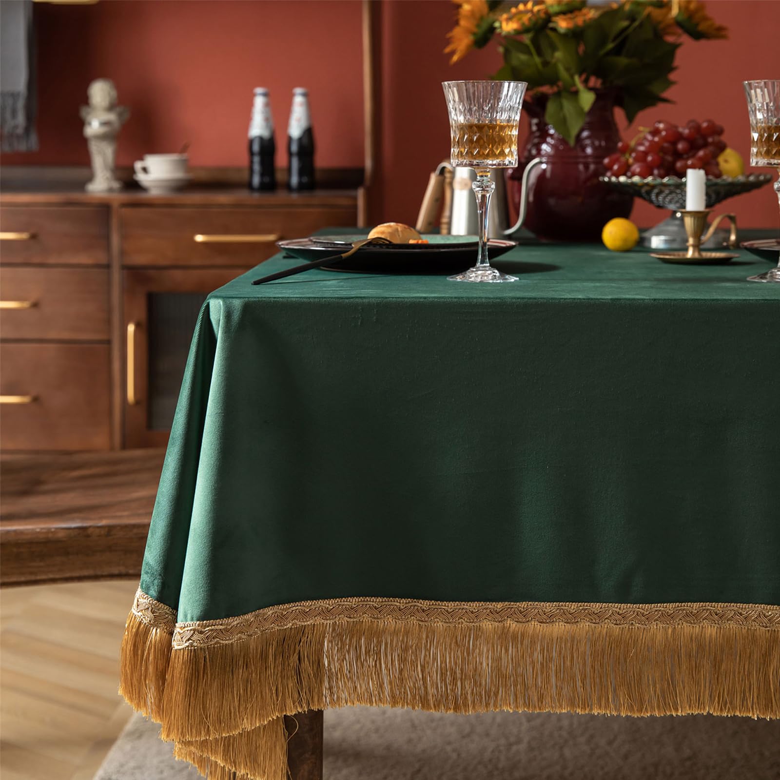 Nappe en velours de table pour sublimer vos dîners et pianos