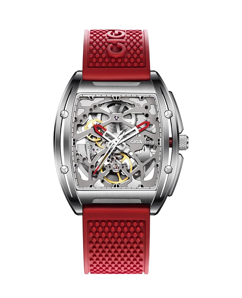 CIGA DESIGN スケルトン自動巻き腕時 Zシリーズ Amazon.com: CIGA Design Skeleton Watch Z Series Titanium