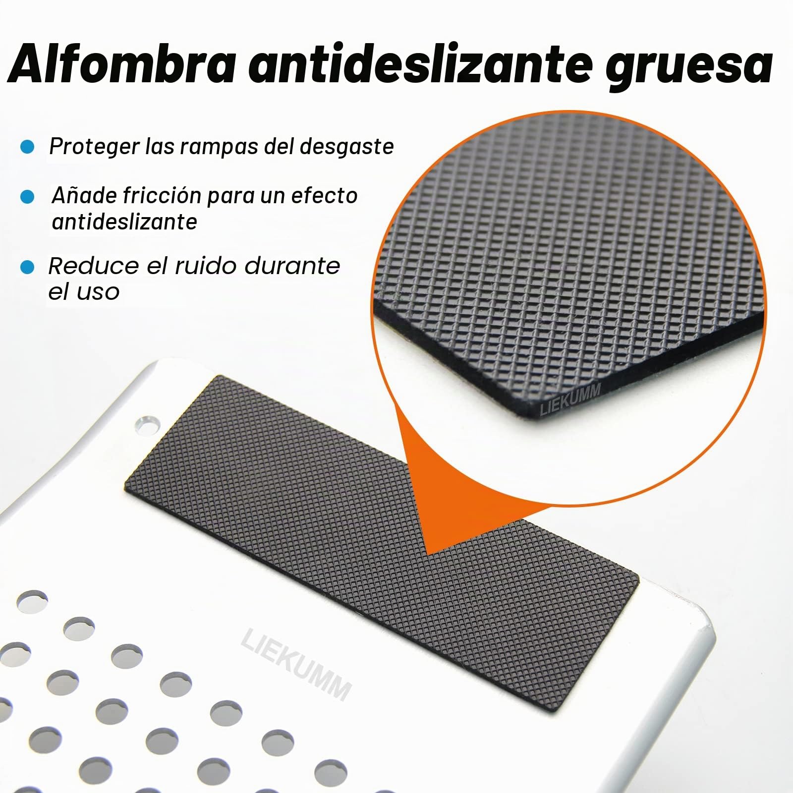 LIEKUMM Rampas para Silla de Ruedas, ALU Sólida, telescópica de 126-300 cm | Carga máxima 300 kg, Pack 2 uds Antideslizante Portátil Estable Antioxidante, Adecuada para 1-5 escalones, Umbrales y Coches